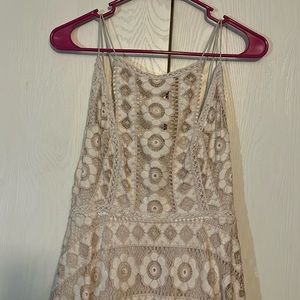 Free People Floral Lace Dress